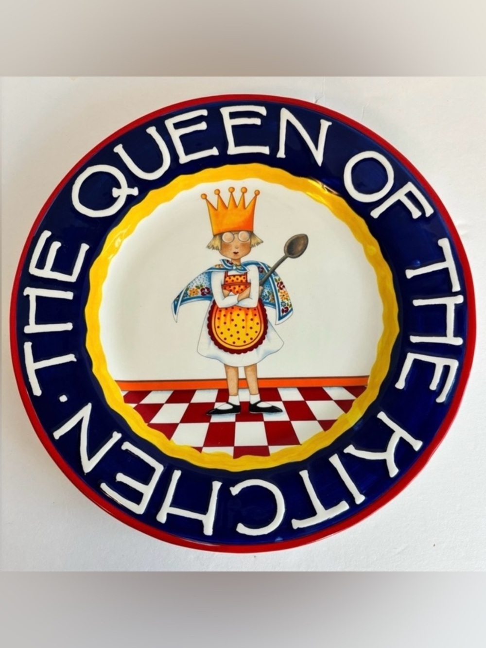 MARY ENGELBREIT “THE QUEEN OF THE KITCHEN”PLATE